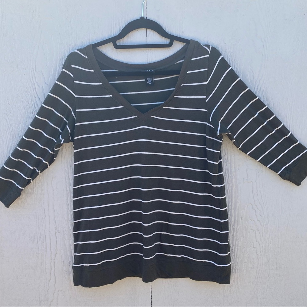 Torrid Striped Top/ Blouse